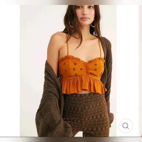 Free People On A Star Crop Cami M - Picture 10 of 10